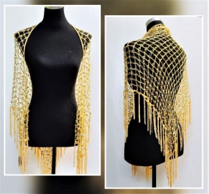Beaded Shawl 3406-B